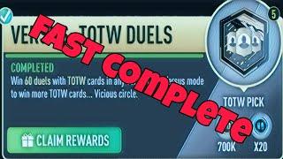 How to fast complete weakly objective Versus: TOTW Duels / PACYBITS 20