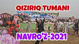 BUGUN QIZIRIQ TUMANI "NAVRO'Z-2021" BAYRAM  SAYLI. HOSILA RAXIMOVA SHABADA MASSIVIDA...