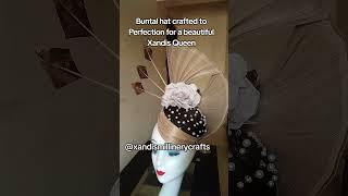 #hat by #xandismillinerycrafts #fascinator #milliner #bridal  #howtomake