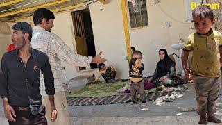 Jahanbakhsh's financial assistance to provide electricity for Agha Qorban's family for lighting