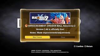 *NEW* XENOVERSE 2 (VERSION 1.44) UPDATE!