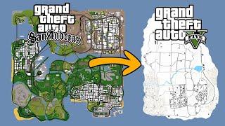 GTA SAN ANDREAS 'DAN GTA 5 NORTH YANKTON 'A GİTMEK ! YENİ GİZLİ HARİTA