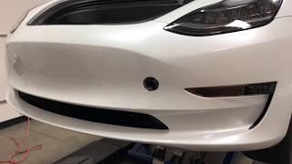 Custom Vs. Precut Clear Bra Installation on a Tesla Model 3 - Adonis Detail, San Diego