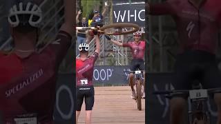 An absolute demolition by Specialized Factory Racing  #ucimtbworldseries #araxa #xco