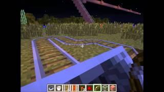 Minecraft roller coaster / Minecoaster Minecart, Creative Mode, Amazing