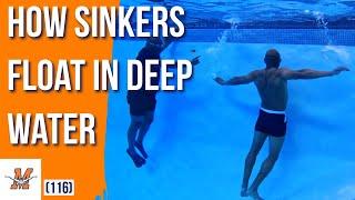 Pull Up in Deep Water | Swim Lessons for Sinkers (116)