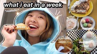 WHAT I EAT IN A WEEK *realistic*