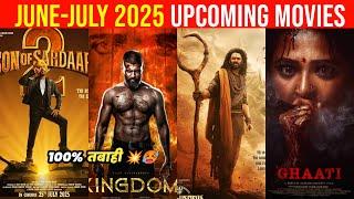 Top 10 Upcoming Movies Releasing June To July 2025 (Hindi)|| Upcoming Bollywood & South Indian Films