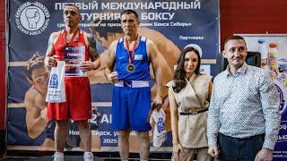 Фаустов Артур(Сахалин)Первый Международный турнир по боксу среди ветеранов-Новосибирск-апрель 2025