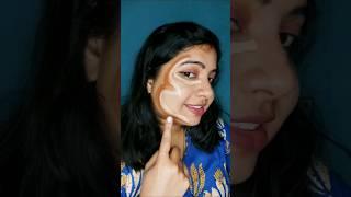 Tried Viral Face Contour Hack #shorts #shortvideo #shortsvideo #viralvideo #makeup #trending