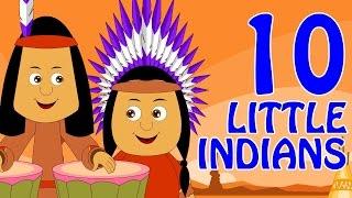 Ten Little Indians | Nursery Rhyme |  Nursery Rhymes For Children