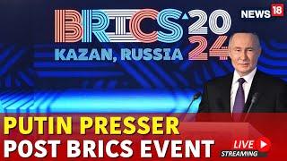 BRICS Summit 2024 | Putin News Conference Live | Russian Intervention In US Election | Putin Reacts