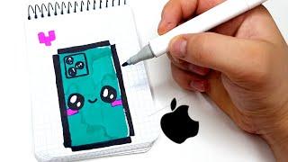 АЙФОН APPLE - РИСУНКИ ПО КЛЕТОЧКАМ - PIXEL ART