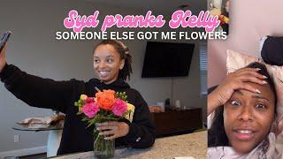 PRANKING MY GIRLFRIEND | WHO GOT ME FLOWERS| WLW| LESBIAN COUPLE| QUEER COUPLE| LGBTQ|