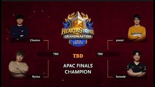 Ryvius vs Surrender - Finals - Hearthstone Grandmasters Asia-Pacific 2020 Season 1 - Week 1