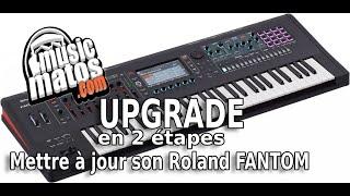 Mettre à jour son Roland Fantom / Update Roland Fantom en 2 x étapes