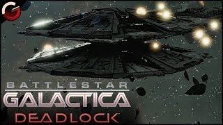 MASSIVE SPACE BATTLE! Epic Turn-Based Strategy Game | Battlestar Galactica Deadlock Gameplay