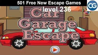 [Walkthrough] 501 Free New Escape Games level 236 - Car garage escape - Complete Game