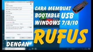 CARA MEMBUAT BOOTABLE USB WINDOWS 7,8,10 DENGAN RUFUS FORMAT GPT ATAU MBR