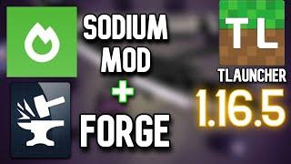 Get Sodium mod in FORGE 1.16.5 | Tlauncher | +600 FPS BOOST | Sodium Reforged