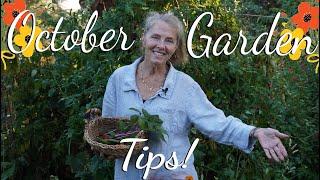 October Garden Tips! 