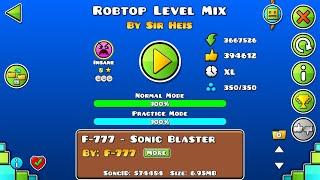 Geometry Dash 2.11 - Robtop level mix all coins