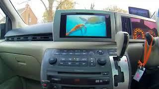 Nissan Elgrand UK Sat Nav, Movies, TV & Music on factory screens