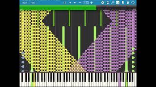 (BLACKMIDI/Synthesia) @SimalatusEstriaSongs - HaHa Song - 1 Million Notes | Legit Run (Remastered)