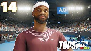 AN EPIC MATCH VS TIAFOE - Top Spin 2K25 Career Mode - Part 14 | PS5 Gameplay