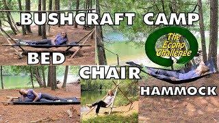 Amazing Camp Bed - Bushcraft 4 in 1 Camping Hammock / Bed / Chair / Cot