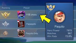 FINALLY!! TOP 1 GLOBAL PAQUITO BUILD AND EMBLEM TUTORIAL - Mobile Legends