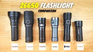 26650 Flashlights Compared! (THRUNITE vs Mateminco vs CONVOY vs Wuben vs Folomov)