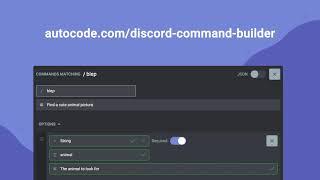 Discord Slash Command Builder