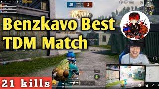 Benzkavo Best TDM Match || 21 Kills || pubg mobile