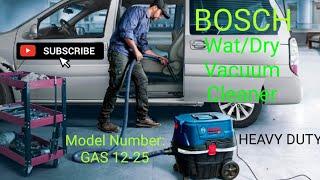 BOSCH Professional Wet/Dry Vacuum Cleaner Model Number:GAS 12-25 HEAVY DUTY 1250 W