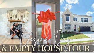 WE CLOSED ON OUR DREAM HOME!! Empty House Tour | Ivy Floorplan by Fischer Homes
