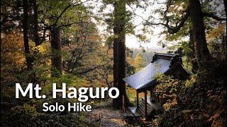 Mt. Haguro Solo Hike │ Japan’s Sacred Dewa Sanzan Mountains