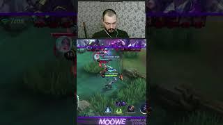 Беспощадный на Москове (Момент со Стрима) #shorts #mo0we #mlbb #mobilelegends #moba