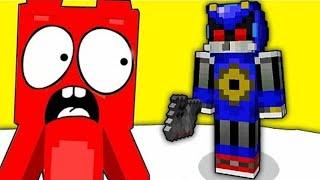 GUMMY BEAR VS SONIC ROBOT IN MINECRAFT ~ MINECRAFT TEST AND CARTOON! BEAR NOOB