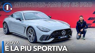 Mercedes AMG GT 63 PRO: più BELLA da GUIDARE, sfida la Porsche 911 GT3