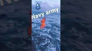 Navy army 🪖 to here in water #navy #ship #army #upsc