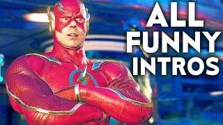 INJUSTICE 2 ALL Funny Intros Dialogues Funniest Character Banter Interaction