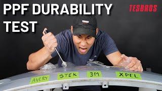 Which PPF Brand Should You Get For Your Tesla? Durability Test - Part 1 - TESBROS