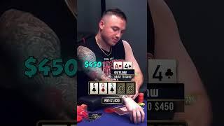Sometimes Two Pair Isn't Quite Enough!!! #fyp #poker #cpl #championspokerlive #Rightintheguts