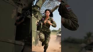 The Best Global Stunning Femal Tank Soldier Run ep66 #navy #heroic #military #animals #midjourney
