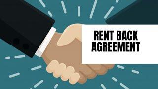 Rent Back Agreement