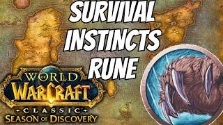 Survival Instincts Rune Location for Druids | Season of Discovery Phase 2