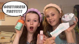 Doing Our Skincare In A Random Order!!! 