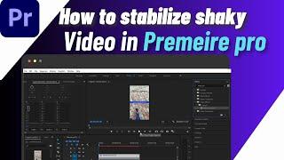 How to Stabilize Shaky Video in Premiere Pro (2024)