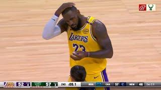 LeBron James gets technical foul in pre-season game and can’t believe it 